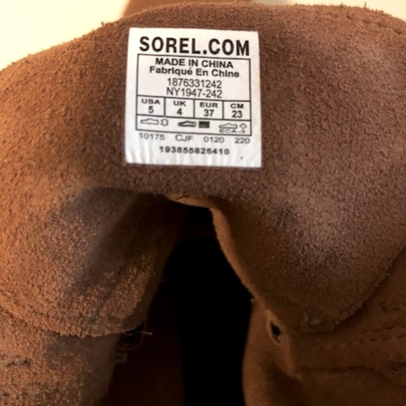 NWT SOREL Joan of Arctic II Wedge Ankle Boot Weatherproof Rust Suede 5 MSRP $220 - Picture 7 of 7